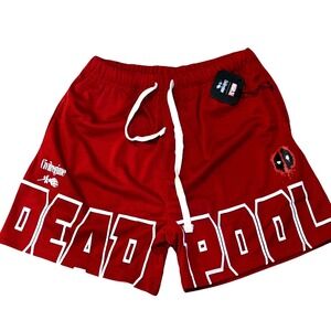 Civil‎ Regime Marvel Deadpool Mesh Shorts Dead Red Mens Small CRSH001-824-543-S